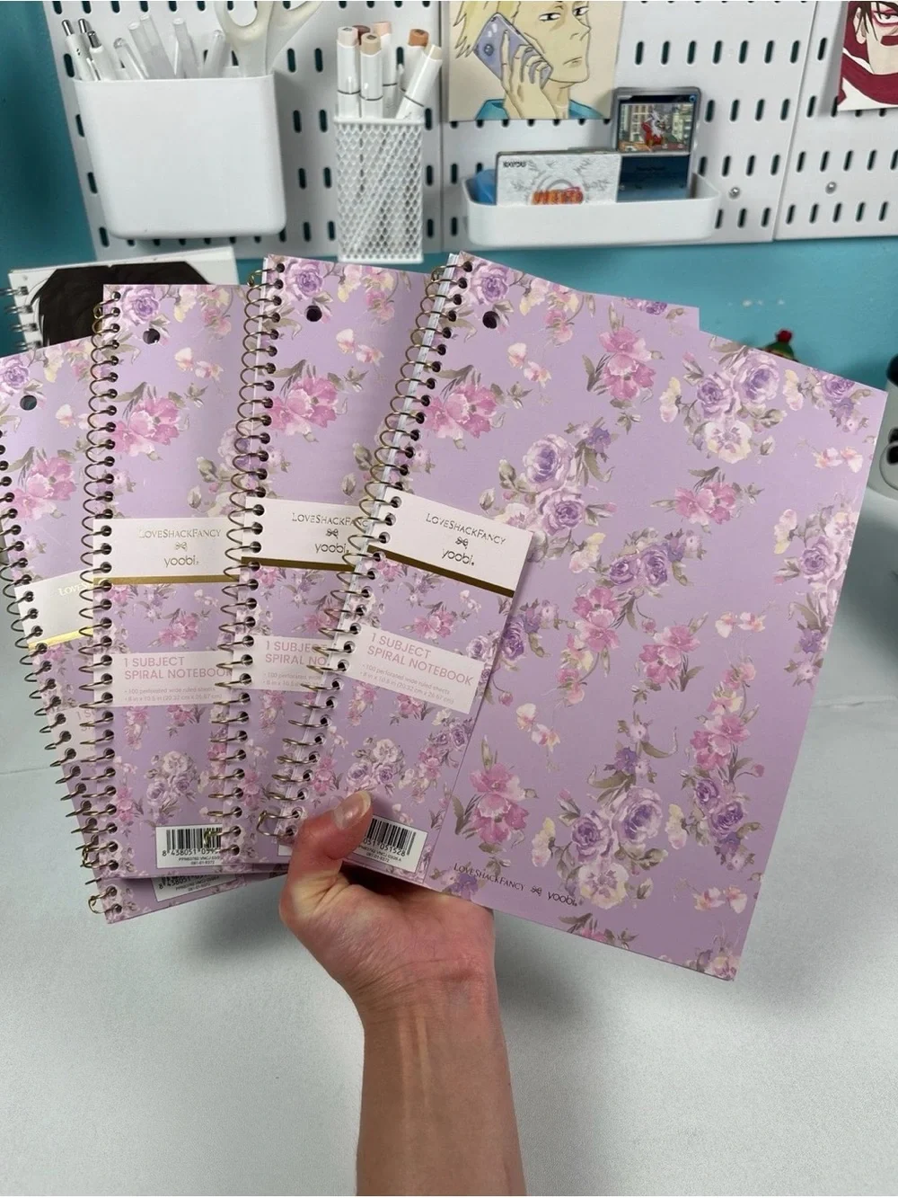 Loveshackfancy x target yoobi spiral notebook bundle